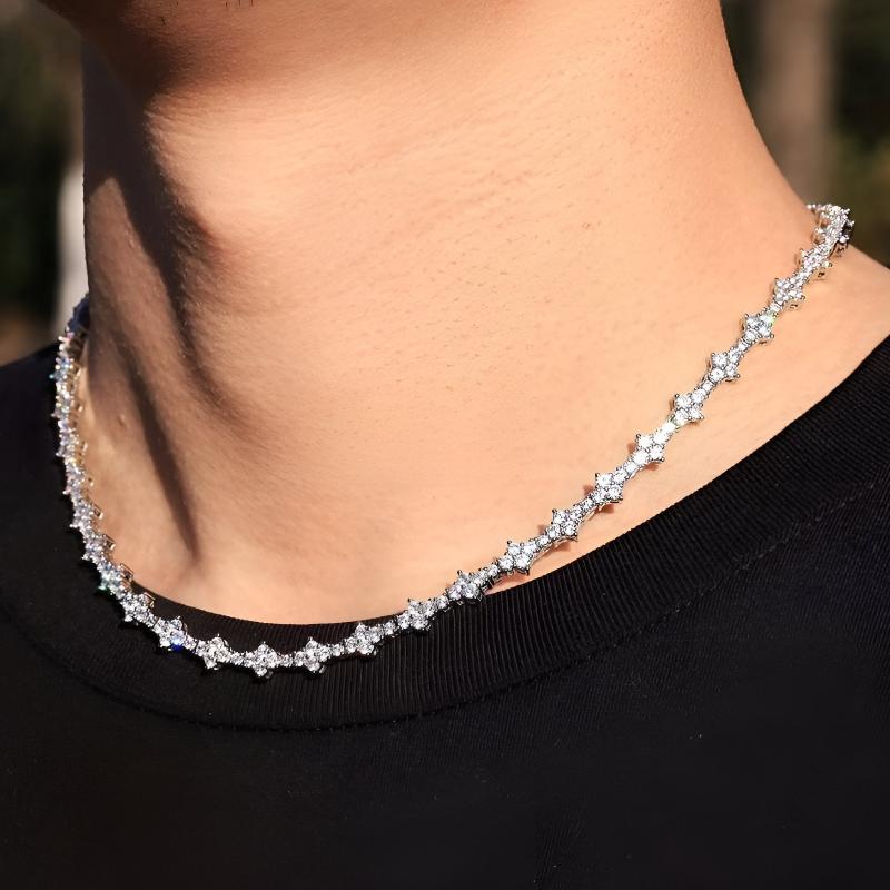 Honeycomb Chain - 6.5mm Silver