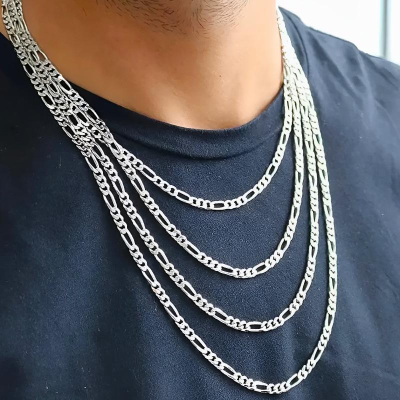 Figaro Chain - 5mm Silver