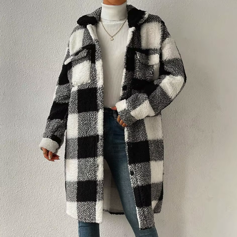 Sola Plaid Coat