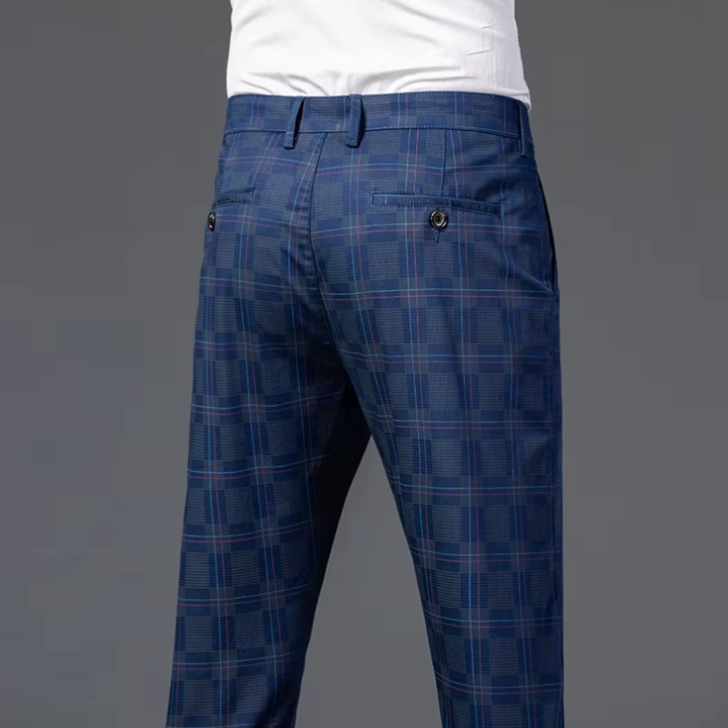 Galvani Plaid Pants