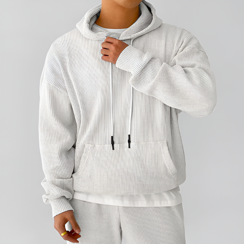 Gio Ribbed Hoodie