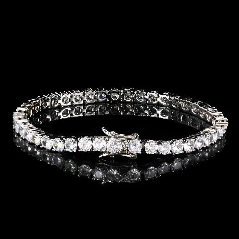 Vero Tennis Bracelet - 4mm Silver