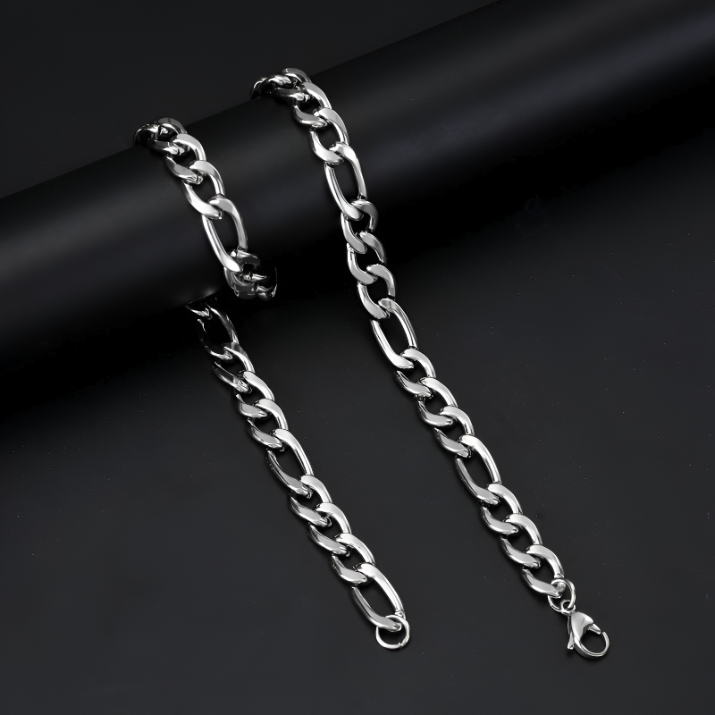 Figaro Chain - 5mm Silver