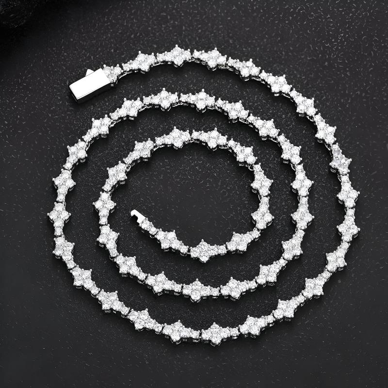 Honeycomb Chain - 6.5mm Silver