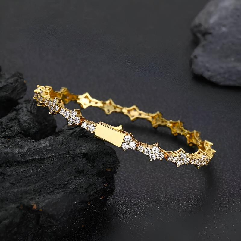 Honeycomb Bracelet - 6mm Gold